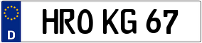 Truck License Plate